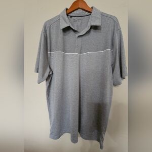 Under Armour Men's Heather Gray Polo Shirt